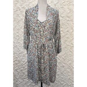 Kathryn Women's Nightgown & Robe Set Size Medium Floral Feminine Sexy